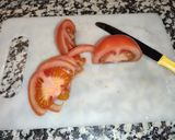 Foto del paso 6 de la receta: Emperador con cebolla caramelizada, champiñones rodajas de tomate con un toque de vino blanco