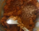 A picture of step 2 of Puran poli with thandai flavour.