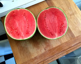 A picture of step 2 of Watermelon and Feta salad.