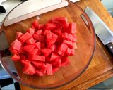 A picture of step 7 of Watermelon and Feta salad.