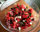 A picture of step 11 of Watermelon and Feta salad.