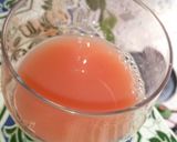 Une image de l'étape 3 de Jus mandarine / grenade.