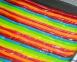A picture of step 3 of Rainbow hidden heart 💓 cake 🍰.