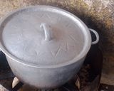 Une image de l'étape 9 de Sauce graines avec pâte de bœuf 😋 et poisson fumé mérou 🩷.