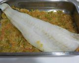 Foto del paso 16 de la receta Bacalao con alioli al horno y salsa de verduras