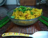 A picture of step 6 of Masala Bhaat.