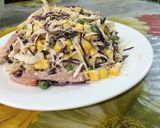 Hình bước làm 3 của món Bắp cải xốt dầu mè