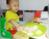 Foto langkah ke 3 dari resep kue putu dan rainbow mawar.