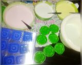 Foto langkah ke 1 dari resep kue putu dan rainbow mawar.