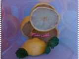 Inflused water lemon mint