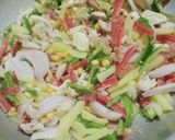 A picture of step 4 of Desi Chicken chowmein.