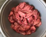 Gombás csirkemájragu recept fázis 1 fotója