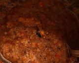 A picture of step 3 of Chettinad chicken curry.
