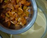 A picture of step 5 of Fruit Custard.