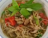 Hình bước làm 4 của món CANH HẾN NẤU HOA CHUỐI