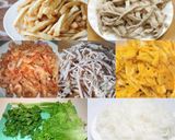 Hình bước làm 1 của món Món cuốn ( Thủy Nguyên - Hải Phòng)
