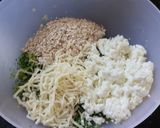 A picture of step 3 of Healthy broccoli paneer coins.