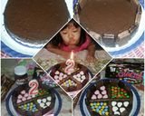 Foto langkah ke 4 dari resep Brownies Ultah Sederhana.