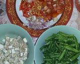 Foto langkah ke 1 dari resep Tumis Tahu Tempe Kacang Panjang Sosis.