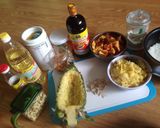 Hình bước làm 1 của món Cơm chiên dứa kiểu Thái (khao phat sapparot)
