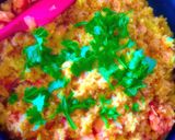 Hình bước làm 7 của món Cơm chiên dứa kiểu Thái (khao phat sapparot)