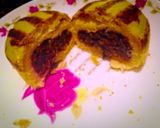 Hình bước làm 16 của món Bánh trung thu ngàn lớp dưa hấu (Watermelon Shaped Pastry Moon Cake)