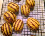 Hình bước làm 15 của món Bánh trung thu ngàn lớp dưa hấu (Watermelon Shaped Pastry Moon Cake)
