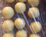 Hình bước làm 7 của món Bánh trung thu ngàn lớp dưa hấu (Watermelon Shaped Pastry Moon Cake)