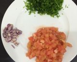 Hình bước làm 2 của món Trứng cá thu sốt cà