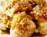 A picture of step 17 of Stir-Fried Tender Chicken Breast and Bean Sprouts with BBQ Sauce.