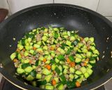 小黃瓜🥒炒絞肉的食譜步驟4照片