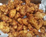 Hình bước làm 4 của món Gà sốt kapung (간붕기 )