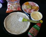 Hình bước làm 1 của món Pizza