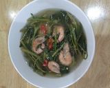 Hình bước làm 5 của món Canh chua rau muong nau tep
