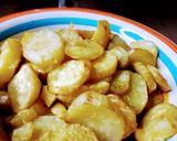 A picture of step 5 of Onion Potato Slices.