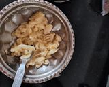 A picture of step 2 of Banana halwa.