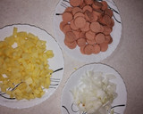عکس مرحله 1 از دستور سوسیس بندری آتنا پز😋