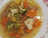 Darálthúsleves recept fázis 4 fotója