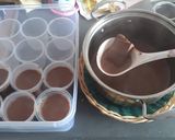 Foto langkah ke 4 dari resep Silver Queen and chocholate silky pudding.