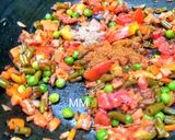 A picture of step 6 of Masala Oats.