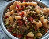 A picture of step 2 of Winter vegetables Mumbai style spicy masala pav bhaji.