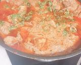 A picture of step 3 of Chicken handi.