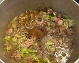 A picture of step 2 of Savoy Cabbage Lasagna with Spiced Cinnamon Ragu.
