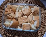Foto langkah ke 2 dari resep Puding Roti Tawar.