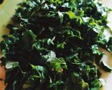 A picture of step 1 of Methi Paratha.