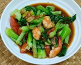 Gambar langkah 7 resipi Baby Kailan Masak Sos Tiram.