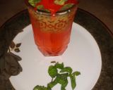 A picture of step 3 of Red lemonade🍹.