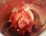 A picture of step 3 of Watermelon smoothie.