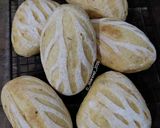 Foto langkah ke 14 dari resep Garlic Cheese Soft Sourdough Bread.