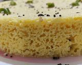 A picture of step 6 of Sweet Corn Dhokla.